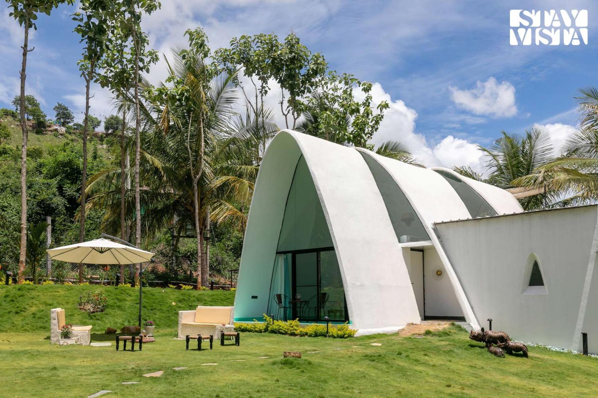 Stayvista At Shwaas Mysore With Private Pool Екстер'єр фото