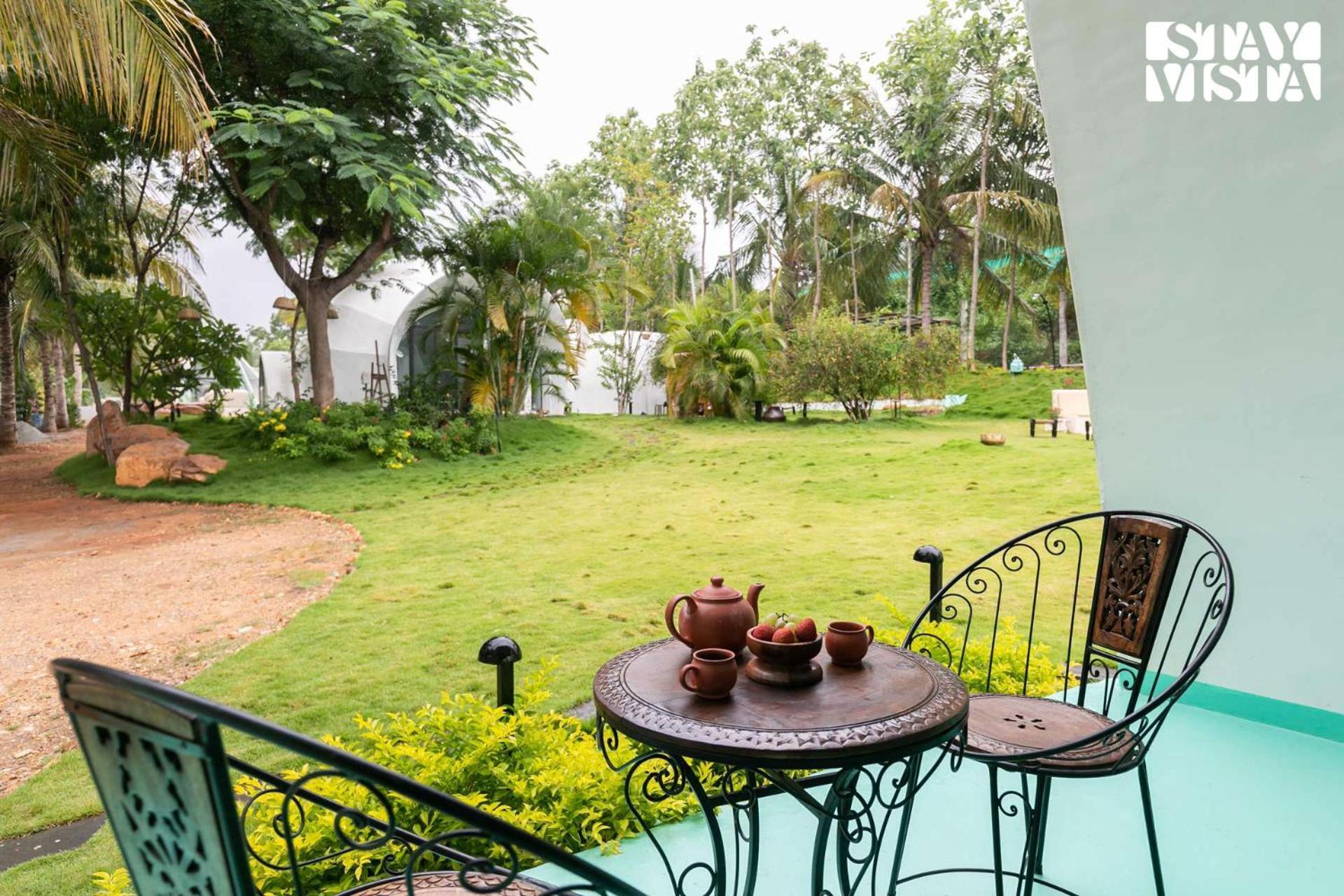 Stayvista At Shwaas Mysore With Private Pool Екстер'єр фото